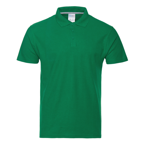 Рубашка поло унисекс STAN хлопок/полиэстер 185, 104, Зелёный,  (30)  (54/XXL)