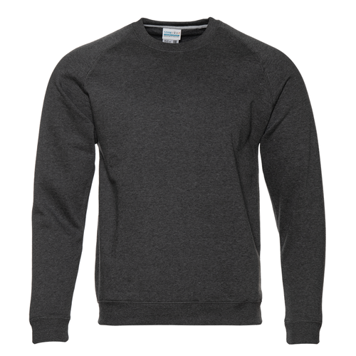 Свитшот унисекс STAN футер с начёсом 260, 53, Тёмный меланж,  (60/1)  (52/XL)