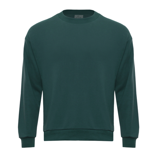 Свитшот унисекс STAN футер без начёса, 350, 96, Тёмно-зелёный,  (130)  (44/XS)