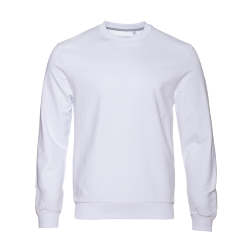 Свитшот унисекс STAN футер без начёса, 260, 63, Белый,  (10/1)  (48/M)