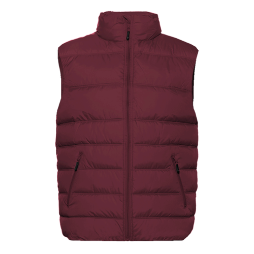 Жилет мужской STAN утепленный таффета 210T,65, 82, Бордовый,  (66)  (54/XXL)
