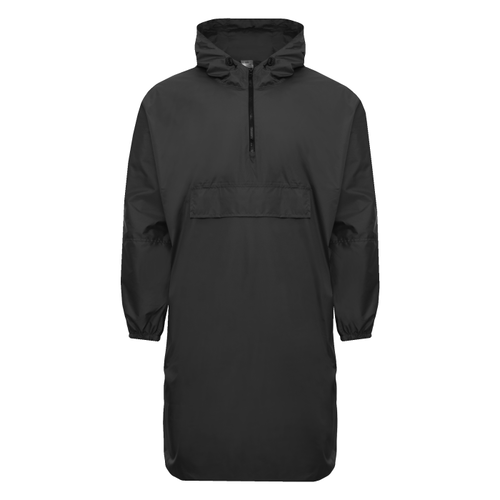 Дождевик анорак STAN с карманом, 61, Чёрный,  (20)  (50-52/L/XL)