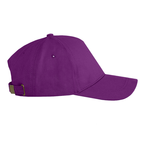 Бейсболка STAN 5 клиньев хлопок 260, 12, Фиолетовый,  (94)  (56-58/ONE SIZE)