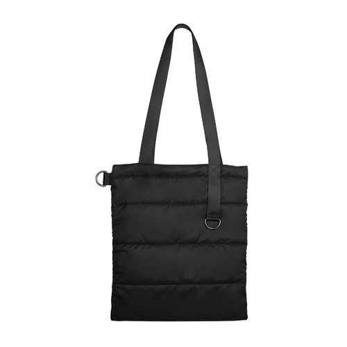 Шоппер Superbag Bubble, стёганый, без застёжки (черный)