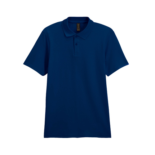 Футболка поло SOFTSTYLE ADULT DOUBLE PIQUE, МОРСКОЙ СИНИЙ 3XL