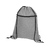Рюкзак со шнурком Ross из переработанного ПЭТ, heather medium grey