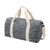 Спортивная сумка из переработанного хлопка и полиэстера плотностью 210 г/м2 Pheebs, черный/натуральный