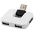 USB Hub "Gaia" на 4 порта, белый