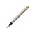 Перьевая ручка Parker IM Metal Brushed Metal GT, перо: F, цвет чернил: blue
