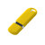 USB-флешка на 2 ГБ с покрытием soft-touch, жёлтый