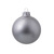 Стеклянный елочный шар "Christmas bauble", серебро, металлик, с серебристым колпачком в черной коробке