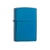 Зажигалка ZIPPO Classic с покрытием Sapphire™, латунь/сталь, синяя, глянцевая, 38x13x57 мм