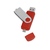 USB/micro USB-флешка 2.0 на 16 Гб «Квебек OTG», красный