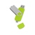 USB/micro USB-флешка 2.0 на 16 Гб «Квебек OTG», зеленое яблоко