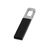 Флеш-карта USB 2.0 16 Gb с карабином "Hook", черный/серебристый