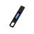 USB 2.0- флешка на 32 Гб c подсветкой логотипа «Hook LED», темно-серый, синяя подсветка