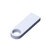 USB 2.0-флешка на 512 Мбайт  с мини чипом и круглым отверстием, белый