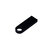 USB 2.0-флешка на 512 Мбайт с мини чипом и круглым отверстием, черный