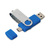 USB3.0/USB Type-C флешка на 16 Гб «Квебек C», синий