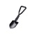 Лопата складная Multi Shovel Pro, чёрная